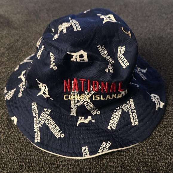 Detroit Tigers Bucket Hat National Coney Island Reversible - Picture 2 of 5